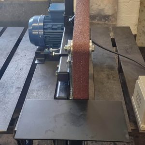 2x72 Belt Grinder with 2 HP Motor and VFD and Height Adjustable Tilting Tool Rest