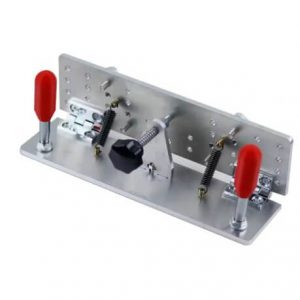 Belt grinder angle adjustment screw