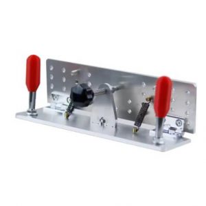 knifemaking jig with adjustable blade angle